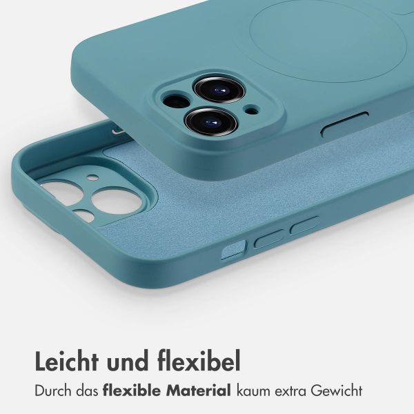 imoshion Color Back Cover mit MagSafe für das iPhone 15 - Smoke Green