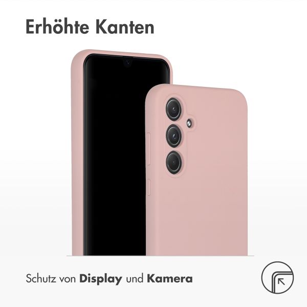 Accezz Liquid Silikoncase für das Samsung Galaxy A55 - Rosa