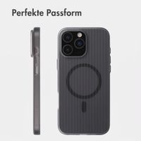 Accezz Lite Backcover mit MagSafe | Fluted | Apple iPhone 16 Pro - Grau