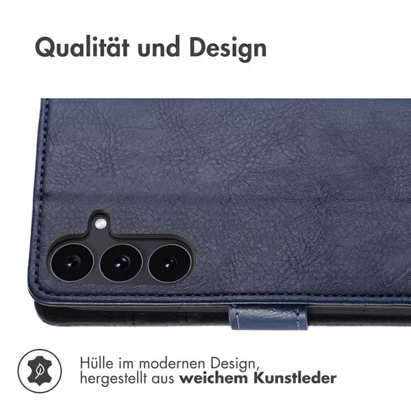 imoshion Luxuriöse Klapphülle Samsung Galaxy S26 FE - Dunkelblau