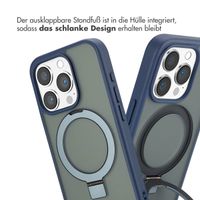 Accezz Ring Stand Backcover mit MagSafe für das iPhone 15 Pro - Blue