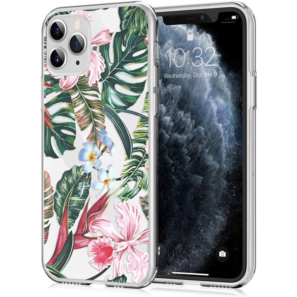 imoshion Design Hülle iPhone 11 Pro - Dschungel - Grün / Rosa