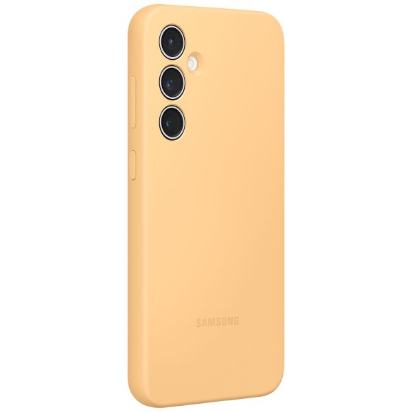 Samsung Original Silikon Cover für das Galaxy S23 FE - Apricot