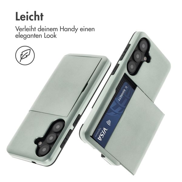 imoshion Backcover mit Kartenfach Samsung Galaxy S26 Plus - Grün