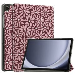 imoshion Design Trifold Klaphülle Samsung Galaxy Tab A11 / A9 Plus - Bloom Love Blush