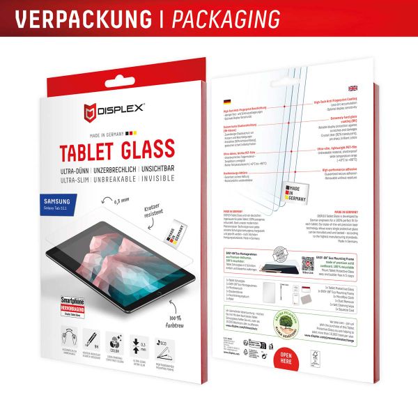 Displex Displayschutz aus Glas Samsung Galaxy Tab S11 Ultra