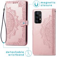 imoshion Mandala Klapphülle Samsung Galaxy A72 - Roségold