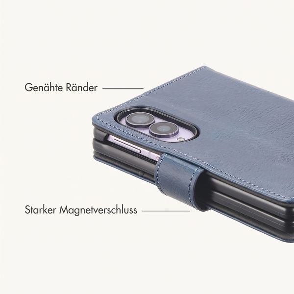imoshion Luxuriöse Klapphülle Samsung Galaxy Z Fold 8 - Dunkelblau