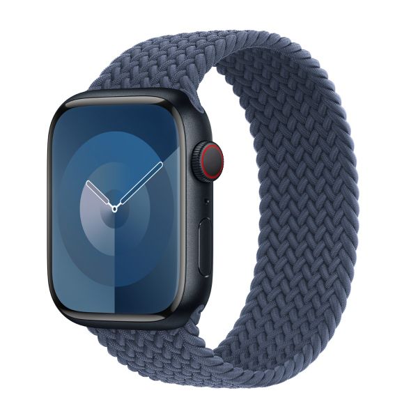 Apple 5 Pack Geflochtenes Solo Loop für Apple Watch | 44/45/46/49 mm - Größe 4 - Lavender/ Maize/ Lake Green/ Guave/ Storm Blue