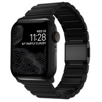 Nomad Titan-Gliederarmband für die Apple Watch Series 1 bis 10 / SE / Ultra (2) (44/45/46/49 mm) - Schwarz