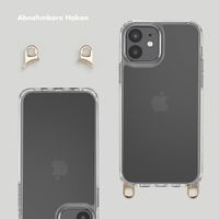 Selencia Back Cover mit abnehmbaren Haken für das iPhone 12 (Pro) - Transparent