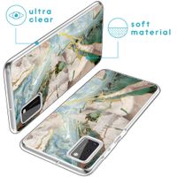 imoshion Design Hülle Samsung Galaxy A41 - Marmor - Beige