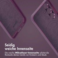 Accezz 2-in-1 Klapphülle aus Leder mit MagSafe für das Samsung Galaxy S24 - Heath Purple