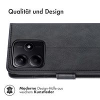 imoshion Luxuriöse Klapphülle Xiaomi Redmi Note 14 (5G) - Schwarz