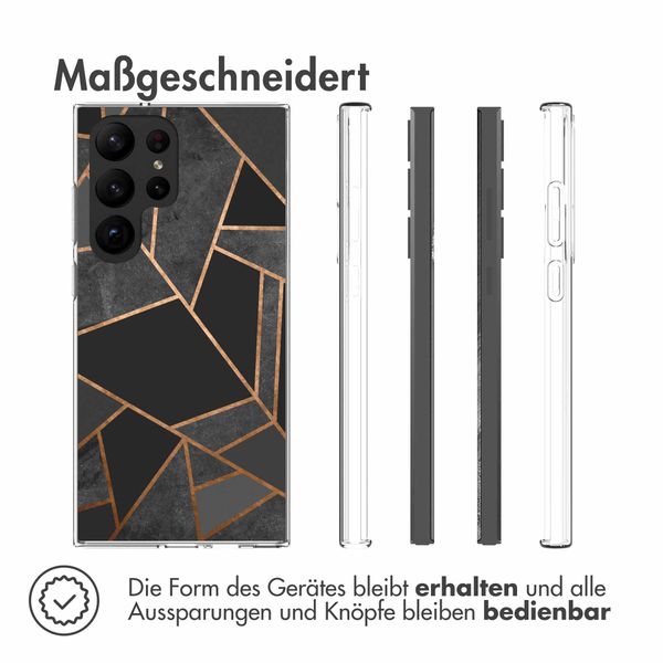 imoshion Design Hülle Samsung Galaxy S23 Ultra - Black Graphic