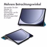 imoshion Design Trifold Klaphülle Samsung Galaxy Tab A11 Plus / A9 Plus - Green Plant