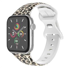 imoshion Silikon-Armband⁺ für Apple Watch Series 1 t/m 9 / SE (38/40/41 mm) | Series 10 / 11 (42 mm) - Leopard