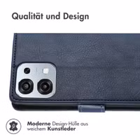 imoshion Luxuriöse Klapphülle Oppo A6 Pro (5G) - Dunkelblau