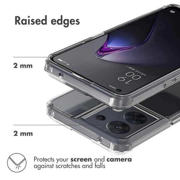 Accezz Xtreme Impact Case für das Oppo Reno 8 5G - Transparent 