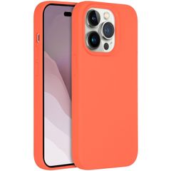 Accezz Liquid Silikoncase mit MagSafe Apple iPhone 14 Pro - Nectarine