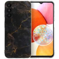 imoshion Design Hülle für das Samsung Galaxy A14 (5G/4G) - Black Marble