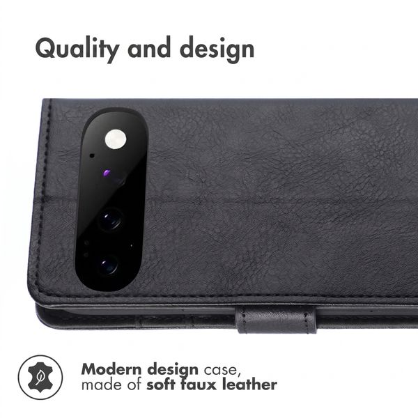 Luxuriöse Klapphülle Google Pixel 11 - Schwarz
