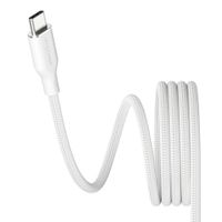 Empower by PanzerGlass Magnetic Snake USB-C-zu-USB-C Kabel - 240W - 1.5 Meter - Silver White