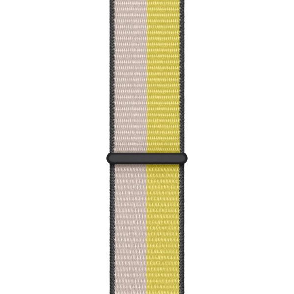 Apple Sport Loop Armband für das Apple Watch Series 1 bis 9 / SE (38/40/41 mm) | Series 10 (42 mm) - Oat Milk/Lemon Zest