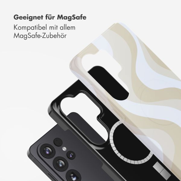 Selencia Vivid Rückabdeckung mit MagSafe Samsung Galaxy S26 Ultra - Desert Waves Beige