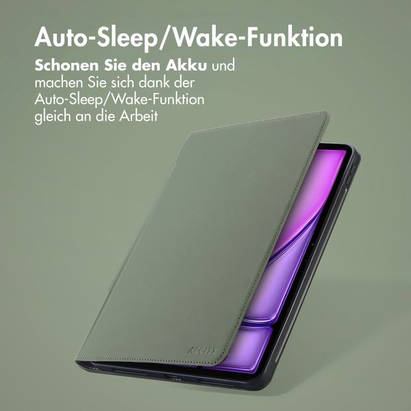 Accezz Classic Klapphülle Apple iPad Air 13 Zoll (2026) M4 / (2025) M3 / (2024) M2 - Grün