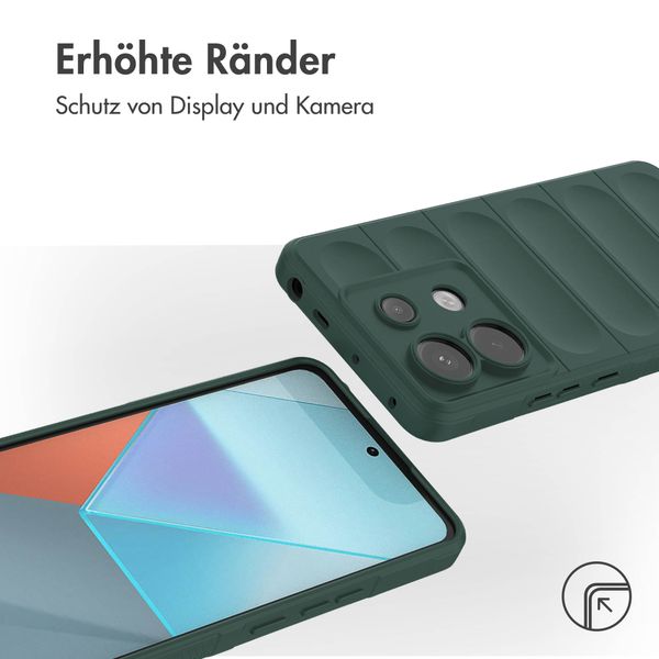 imoshion EasyGrip Back Cover für das Xiaomi Redmi Note 13 Pro (5G) - Dunkelgrün