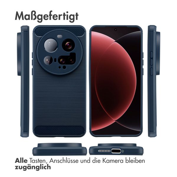 imoshion Brushed Back Cover Xiaomi 15 Ultra - Dunkelblau