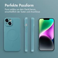 imoshion Color Back Cover mit MagSafe Apple iPhone 14 - Smoke Green