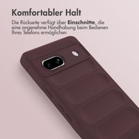 imoshion EasyGrip Back Cover für das Google Pixel 7a - Aubergine