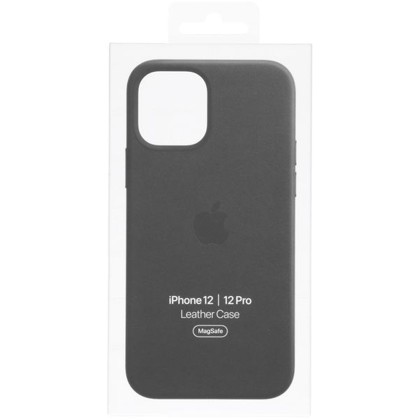 Apple Leder-Case MagSafe für das Apple iPhone 12 (Pro) - Black
