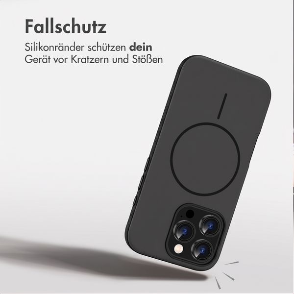 imoshion Color Backcover mit Thin MagSafe Ring Apple iPhone 16 Pro - Schwarz