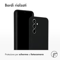 Accezz Liquid Silikoncase Samsung Galaxy A35 - Schwarz