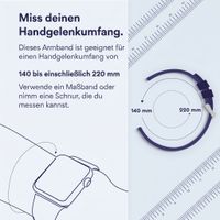 Accezz Magnetisches Echtlederarmband für Apple Watch | 44/45/46/49 mm - Chocolate Brown