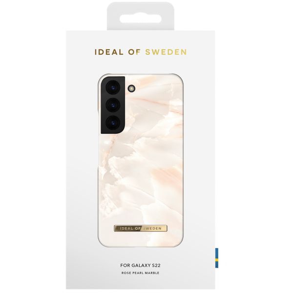 iDeal of Sweden Fashion Back Case für das Samsung Galaxy S22 - Rose Pearl Marble