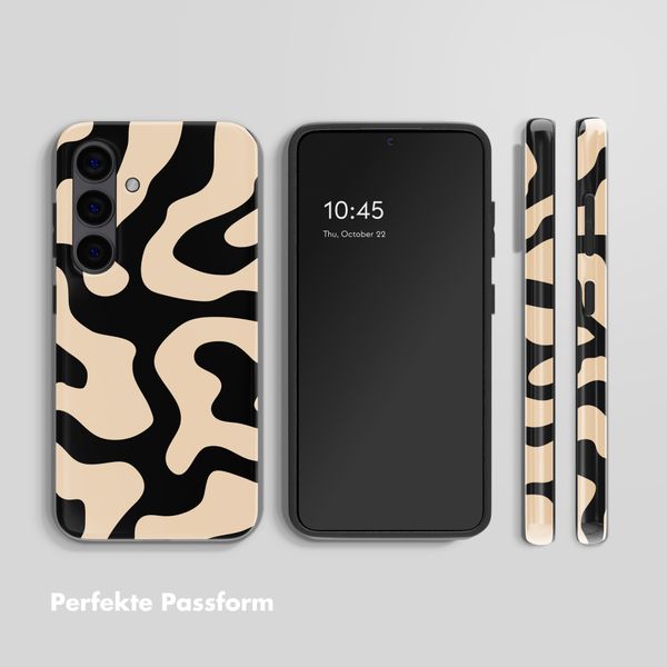Selencia Vivid Rückabdeckung mit MagSafe Samsung Galaxy S24 - Art Wave Black