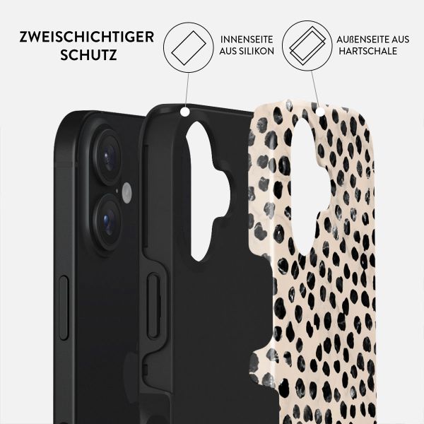 Burga Tough Back Cover für das Apple iPhone 16 - Almond Latte