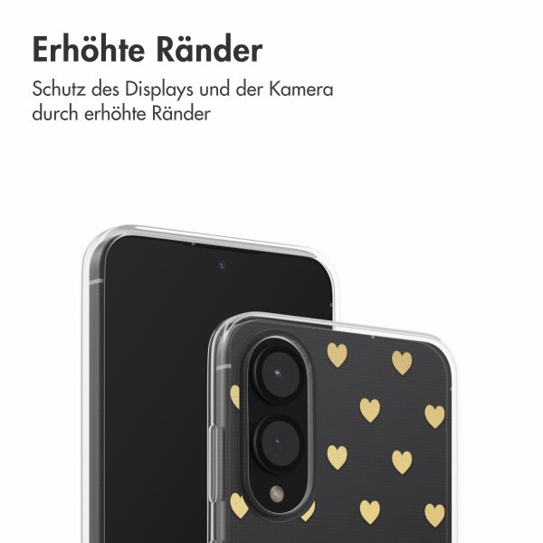 imoshion Design Hülle Samsung Galaxy S25 Edge - Golden Hearts