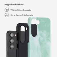 Selencia Vivid Back Cover Samsung Galaxy S23 - Marble Grayed Jade