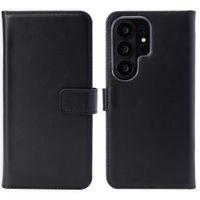 Selencia Echtleder Klapphülle Samsung Galaxy S26 Ultra - Schwarz