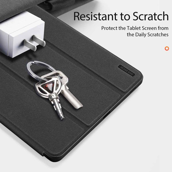 Dux Ducis Domo Klapphülle Samsung Galaxy Tab S10 Plus / Tab S9 FE Plus / Tab S9 Plus - Schwarz