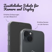 Personalisierte Hülle mit elegantem Herz iPhone 13 - Transparent