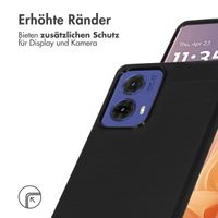 imoshion Brushed Back Cover Motorola Moto G85 - Schwarz