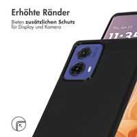 imoshion Brushed Back Cover für das Motorola Moto G85 - Schwarz