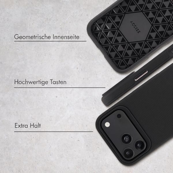 Accezz Tough Back Cover mit MagSafe Apple iPhone 18 Pro / 17 Pro - Schwarz