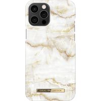 iDeal of Sweden Fashion Back Case iPhone 12 Pro Max - Golden Pearl Marble